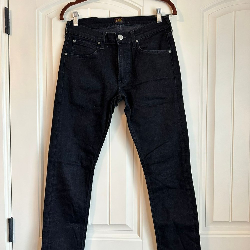 Lee Black Jeans  Luke Style Size 30 Waist - Skinny Fit